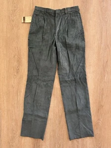 Calvin Klein 80s Herren Anzughose Baumwolle Größe 34 - Farbe Olivgrün - Bild 1 von 15