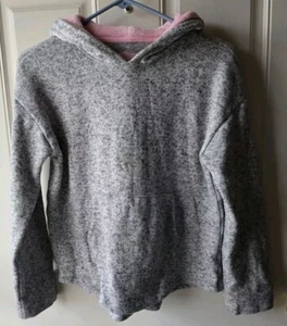 Girl's MUDD Pullover Hooded Sweatshirt  Grey Size 16 Plus - Picture 1 of 4