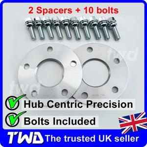 KIT DISTANZIATORE RUOTE IN LEGA 7 MM + BULLONI ARGENTO PER PORSCHE 911 (996 997 991) SHIM - Foto 1 di 9