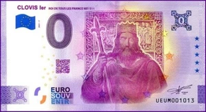 CLOVIS Ier / BILLET 0 € / NULL EURO-SCHEIN / UEUM 2021-7 - Picture 1 of 1
