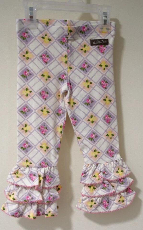NWT Matilda Jane Enchanted Garden Floral Enchanment Bennys/ Leggings Size 10 - Image 1 of 1