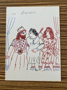 Alekos Fassianos Original & Signed Lithograph "Iliad-Menelaos, Eleni and Paris" - Picture 1 of 4