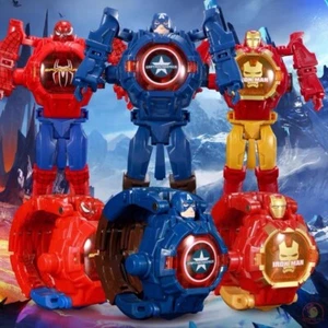 3 x Captain America Ironman Spider Man Kids Watches Gift Toys Projection gift - Picture 1 of 9