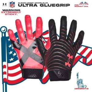 GUANTI RICEVITORE CALCIO UNDER ARMOUR UA BLUR ULTRA GLUE GRIP NERI DA UOMO SCATOLA XXL - Foto 1 di 1