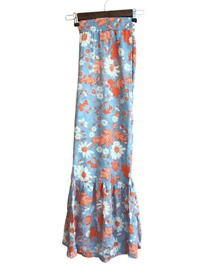 Pantalones de tiro alto INC International Concepts Fátima florales de pierna ancha para mujer talla 1X Foto 1 de 4