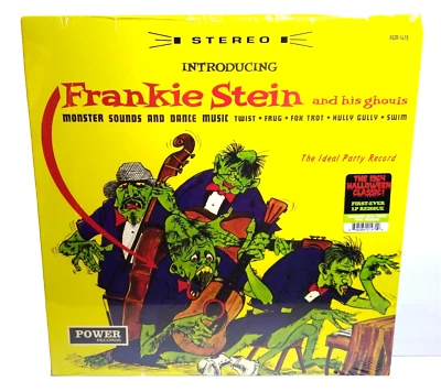 Frankie Stein и его вурдалаки виниловая пластинка запись ужасов Хэллоуин монстр вечеринки - Изображение 1 из 4