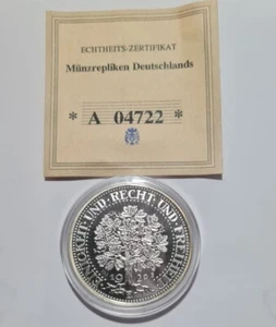  5 Reichsmark Dt. „Eichbaum - E“  1929 Stempelglanz - Feinsilber 999/1000 Neu - Bild 1 von 4