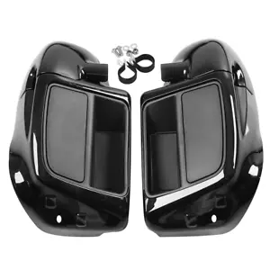 Lower Vented Leg Fairings Fit For Harley Touring Models 2014-2025 24 Vivid Black - Picture 1 of 5
