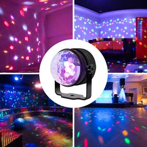 Sound Activated Party Light & Remote Control Dj Lighting Ball Strobe Lamp 7 Mode - Picture 1 of 18