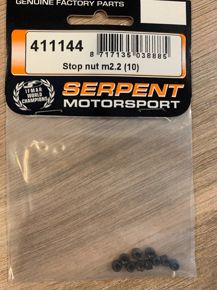 Serpent 4111144 Stop nut m2.2 (10) - Image 1 of 1