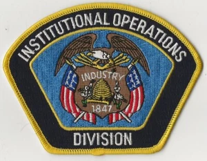 Institutional Operations  Division   Law Enforcement Shoulder Patch - Picture 1 of 1