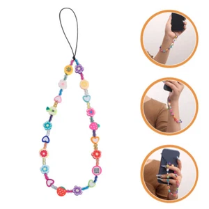 Cell Phone Lanyard Beaded Phone Lanyard Phone Bracelet Beads - Zdjęcie 1 z 12
