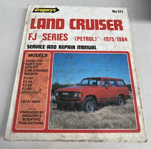 Toyota Land Cruiser FJ40, FJ45, FJ55, FJ60 1975-1984 Repair Manual (Petrol) - Picture 1 of 4