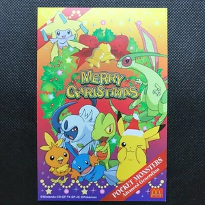 Jirachi Xmas Pokemon Postcard Japan Anime rara Pocket monster Nintendo F/S - Picture 1 of 6