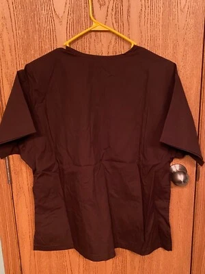 New Suite Styles by Medline Brown Medical Scrub Top Large Unisex - Image 1 of 3