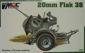 20mm Flak 38 , MAC, 1:72, Plastikmodellbausatz, NEU - Bild 1 von 2