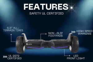 Hoveroo Elektra Hoverboard 8.5″ All Terrains Off-Road Self Balance Scooter - Picture 1 of 15