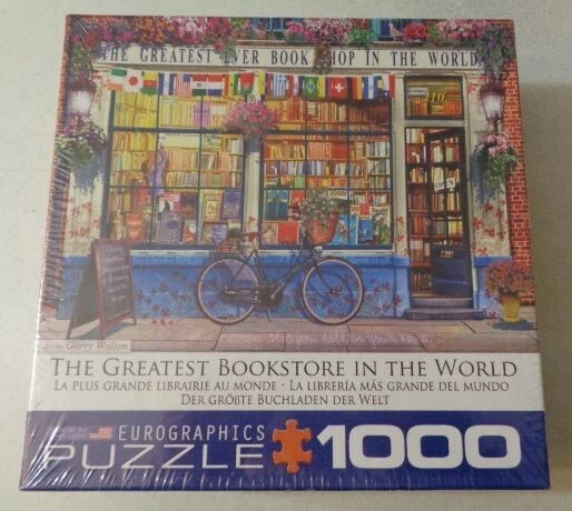 Greatest Bookstore in The World Eurographics 1000 PC Puzzle Gary Walton