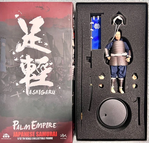 CooModel Palm Empire Samurai Black Armor Ashigaru 1/12 Scale PE009 - Opened Cover