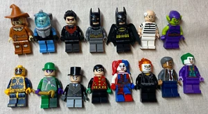 Authentic LEGO Minifigure Lot of 15 DC Batman Figures - Picture 1 of 2