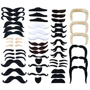 48 Pieces Green Fake Mustaches Self Adhesive Novelty Mustache Fiesta Party