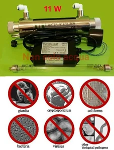 Debatterizzatore raggi uv-c per acqua osmosi depuratore purificatore impianto - Imagen 1 de 3
