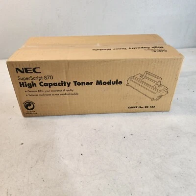 Módulo de tóner de alta capacidad NEC 20-122 SuperScript 870 genuino nuevo OEM caja sellada Foto 1 de 3
