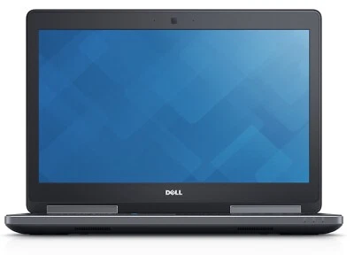 DELL Precision 7520 GPU Workstation 15.6" 32GB+256SSD+500HDD M2200+P630 Black A- - image 1 of 4
