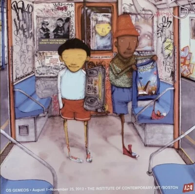 osgemeos gemeos saw cap cope ces ghost andy warhol raro 24x24 - Imagem 1 de 4