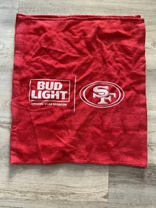 Rally Rag Towel San Francisco SF 49ers Bud Light New 2024 Season Red Niners - Picture 1 of 1