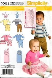 Simplicity Sewing Pattern 2291 Babies Separates Size XXS-L - Picture 1 of 2