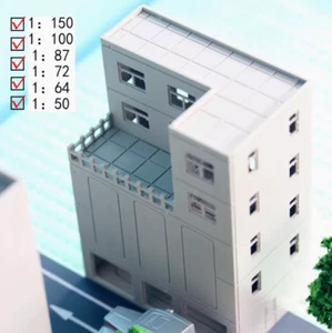 Modelo de construcción 1:144/100/87/64/50 diseño ferroviario casa de ciudad oficina escena modelo - Imagen 1 de 13