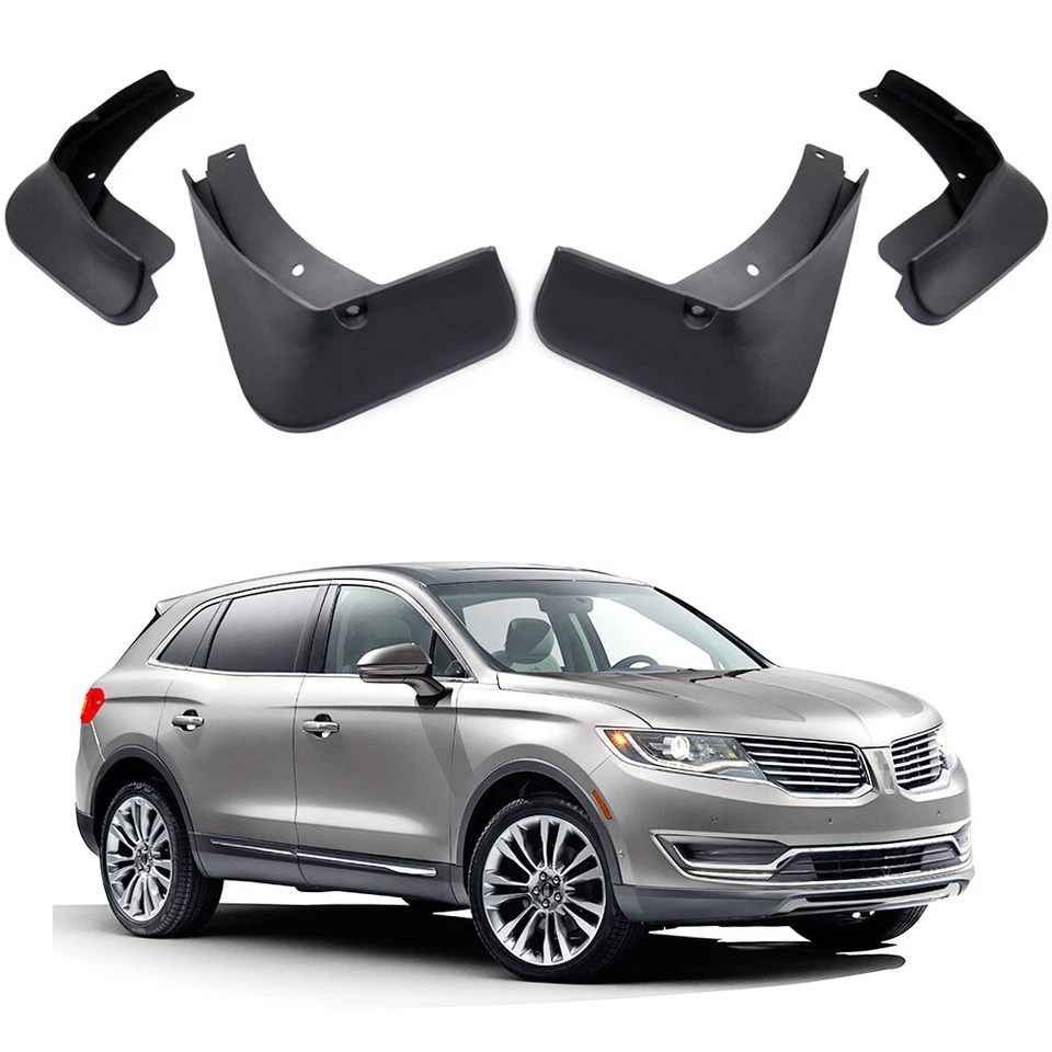4x guardabarros guardabarros guardabarros para coche para Lincoln MKX 2016 2017-Up Foto 1 de 4