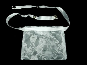 Cache-It Lace Bra Purse, Snap-on Safekeeping Pouch For Cash/Valuables, #B1130 - Picture 1 of 8