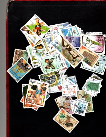 Cambodia sc#B5-7 (1957) Complete MNH + Nice lot Cover