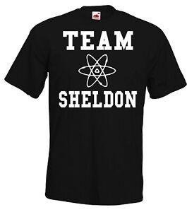 Youth Designz Herren T-Shirt TEAM SHELDON Big Bang Cooper Nerd Spruch Fun Theory