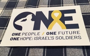 IDF, Israel Army, fridge magnet One People One Future 6 x4 " - Picture 1 of 1