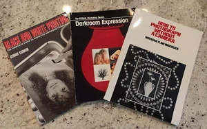 3 Photo Developing Books; B/W Printing, Darkroom Expression; Photo w/o Camera - Picture 1 of 22
