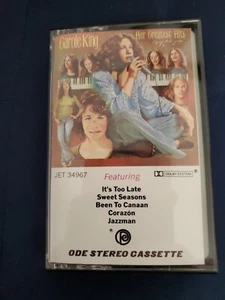 Carole King - Her Greatest Hits - Cassette Ode Records Very Good Condition - Picture 1 of 2