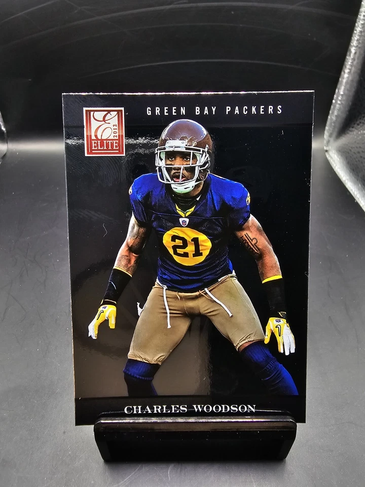 2012 Panini Elite Football #37 - Charles Woodson - Green Bay Packers - Image 1 of 2