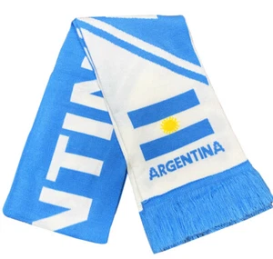 Authentic Sekem Argentina Jacquard Scarf World Cup Football Messi BNWT - Picture 1 of 12
