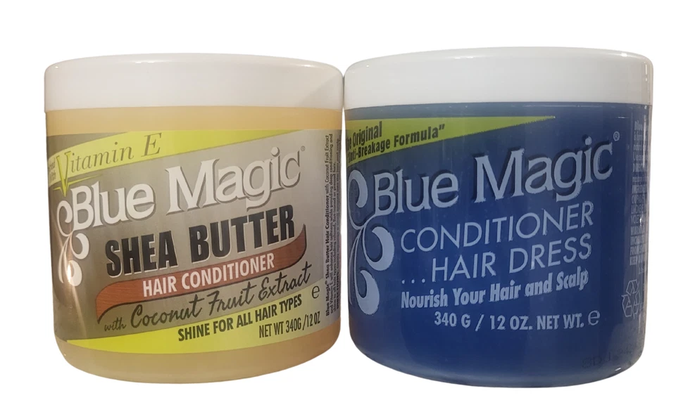 2PC Blue Magic Shea Butter & Anti -Breakage Hair Scalp Grease 12 OZ each - Image 1 of 1