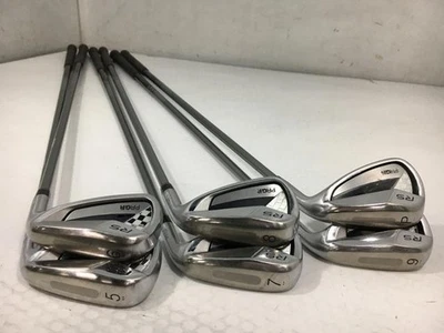 PRGR RS Titanium Face Iron Set 6pcs 5-pw Original Carbon Flex M-40 - Image 1 of 4