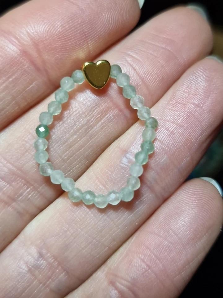 Prasiolith? Stretch Ring - Bild 1 von 1