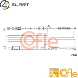 CABLE PARKING BRAKE 17.1415 FOR TOYOTA DYNA/150/Platform/Chassis AVENSIS 2.8L - Picture 1 of 7