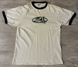 Vintage 311 Logo Ringer Tee shirt XL 1996 Double Sided White/Black - Picture 1 of 9