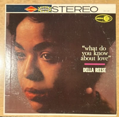 DELLA REESE what do you know about love U.S. JUBILEE LP JGS-1109_original 1959 - Image 1 of 3