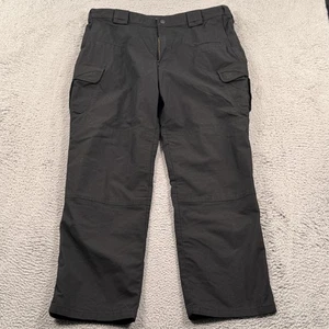 5.11 Tactical Pants Mens 38x32 Black Tactile Ripstop Cargo Outdoor Workwear - Picture 1 of 12