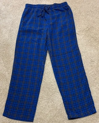 Pantalones de pijama Croft And Barrow para hombre talla M a cuadros azul Foto 1 de 4