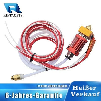 3D Drucker Extruder MK8 Hotend 24V 40W Heizblock Silikon Stiefel 0,4 mm Düse DE - Bild 1 von 4